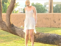 アナル, ズームショット, ドレス, エクストリーム, ヒール, マッサージ, 公共, 一人