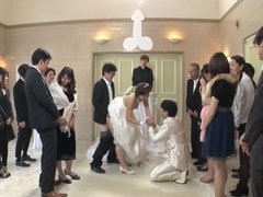 Asiático, Novia, Cornudo, Corridas, Fetiche, Japonés, Boda, Esposa