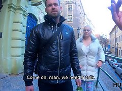 Blonde Czech MILF satisfies her man while her cuckold husband watches in despair
