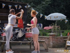 お尻, 美女, デカチン, 気狂い, ハードコア, 自然山雀, 赤毛, ティーン