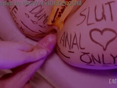 Hey, isn't that your spouse? She's bound and gets anal at the event. Anal-loving partner.