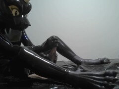 Belly bulge, big dildo, dragon