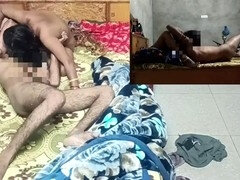 Amateur, Couple, Cocu, Femme au foyer, Époux mari, Indienne, Branlette espagnole