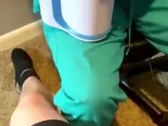 Sperm bank nurse in New York uses a matching to collect my cum