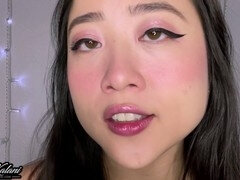 Asiatique, Gros cul, Tir de sperme, Conversation vulgaire, Faciale, Instruction, Embrassement