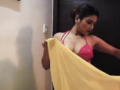 Bold Is Nice-looking  Actress Sudipa  Yellow Saree Photoshoot