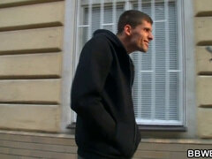 お尻, ぽっちゃり, 美人, ブロンド, チン, シゴき, フェラする, オッパイの