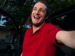 Leie, Hundestellung, Hd, Im freien, Rotschopf, Reiten, Tätowierung, Jungendliche (18+)