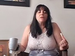 Stepmother seducing a young man like a whore