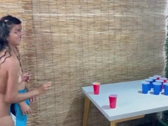 素人, デカ尻, 中出し, チン, ゲーム, ハードコア, オーガズム, おもらし