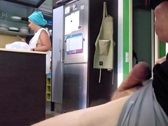 Amateur, Brunette, Handjob, Hd, Voyeur