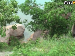 アナル, ビーチ, 公共, ストリップ