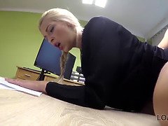 Loan4k. gorgeous lassie agrees for porno for currency to buy