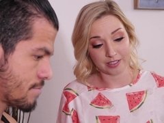 Amerikanisch, Blondine, Blasen, Hundestellung, Freundin, Natürlichen titten, Muschi, Reiten