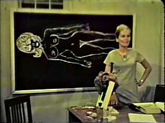美女, レトロ, ヴィンテージ