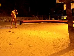 Naked flasher compilation in public - a guy watching me