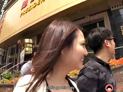 Asiatisch, Blasen, Besamung, Spermaladung, Hotel, Muschi, Titten