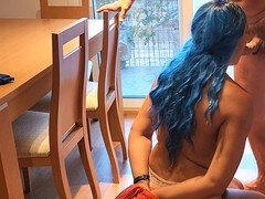 Blowjob sloppy, on your knees, dt
