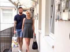 18 jahre, Grosser schwanz, Blondine, Blasen, Papi, Lecken, Reif, Muschi