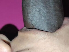 Step sister sucks my cock and her creamy pussy drips juice