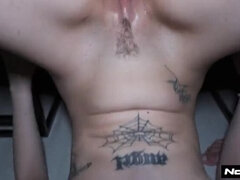 Universiteit, Sperma shot, Hondjeshouding, Sperma in gezicht, Hd, Orgasme, Straf, Tiener