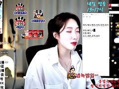 18 jaar, Enthousiasteling, Grote mammen, Pijpbeurt, Sperma, Koreaans, Oud, Webcamera