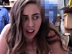 デカチン, フェラチオ, 茶髪の, イく瞬間, 手コキする, フェラする, 三人, オッパイの