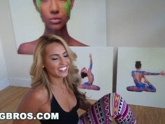 Bangbros - Backstage with Kelsi Monroe and J-Mac shooting Ass Parade