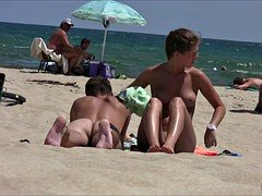 Amateur, Plage, Couple, Hd, Nudiste, Voyeur