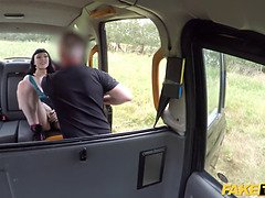 Lara Malvo gets brutally hard in fake taxi rough sex with deep rimming