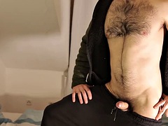 My first solo in a video, feeling and playing with my dick, dancing and feeling the warmth