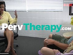 Curvy Slut Stimulates Her Naughty StepSon To Concentrate On His Grades With Her Huge Tits