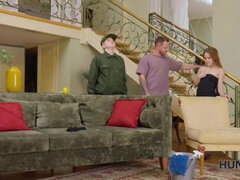 Anal, Cornudo, Flexible, Coño, Ruso, Adolescente, Tetas, Uniforme