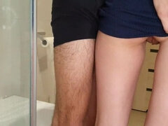 Gros cul, Sucer une bite, Collège université, Éjaculation interne, Queue, Robe, Rugueux, Adolescente