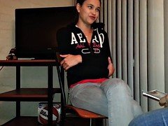 茶髪の, スペイン人, のぞき