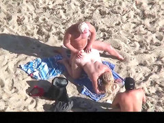 Estrangeiro - spycam duo, dogging at beach