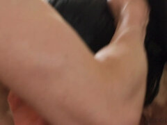 Cul, Noire, Tchèque, Bâillonner, Époux mari, Cuisine, Léchez, Mature