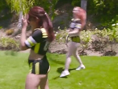 sexy friends get horny after football practice