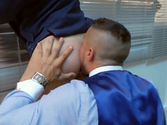 アナル, お尻, ゲイ, オフィス