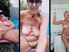 Enthousiasteling, Harig, Hd, Huisvrouw, Rijpe lesbienne, Alleen, Webcamera, Vrouw