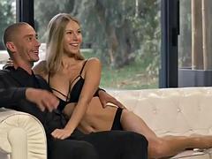 Nana, Blonde, Sucer une bite, Orgie, Russe