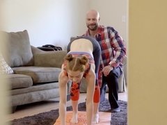 Kont, Pijpbeurt, Daddy, Dochter, Hardcore, Hd, Roodharige vrouw, Rijden