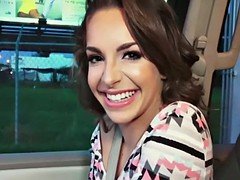 Gorgeous teen hitchhiker Kimmy Granger enjoys a tasty dick