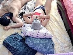 Groaning, milf sex, masturbate each other