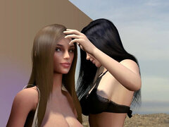 girl-on-girl large tit Teens Growing Tall - Breast Expansion and Height Compariso