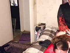 素人, アナル, ぽっちゃり, 淫乱熟女