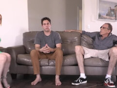 Gros seins, Blonde, Tromperie, En levrette, Bâillonner, Mère que j'aimerais baiser, Chatte, Fessée