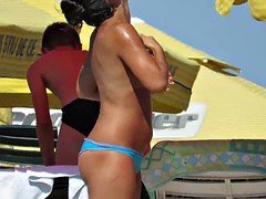 Playa, Bikini, Hd, Espía, Adolescente, Voyeur