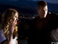 Grote lul, Pijpbeurt, Hondjeshouding, Natuurlijke tieten, Geschoren, Mager, Tiener, Tieten likken