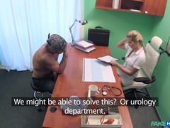 Leie, Arsch, Arzt, Handjob, Krankenschwester, Muschi, Uniform, Nass